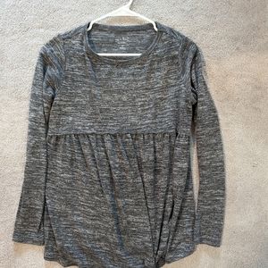 Heather Grey Isabel Maternity Shirt